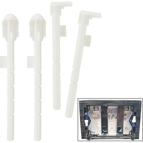 Ensemble de tiges de chasse d'eau de rechange pour réservoir de toilettes Geberit 241874001 (1/4)