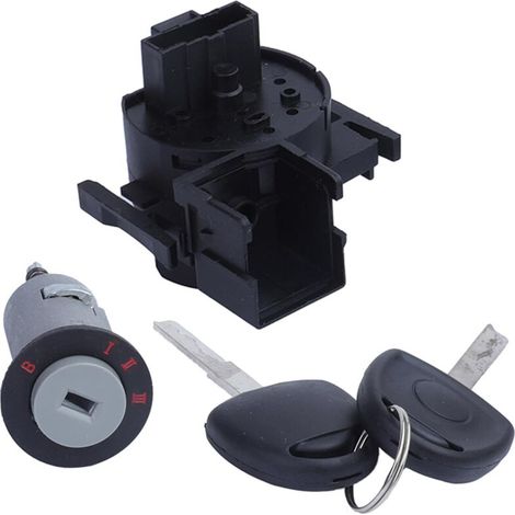 Interrupteur d'allumage + Barillet + 2 Clés pour Opel Vauxhall Corsa Combo Meriva Tigra 0914861 + 90511999