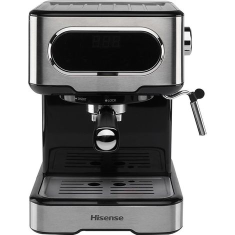 Cafetera manual Hisense HESCM15DBK 1,5 L 1000 W Acero Gris (1/3)