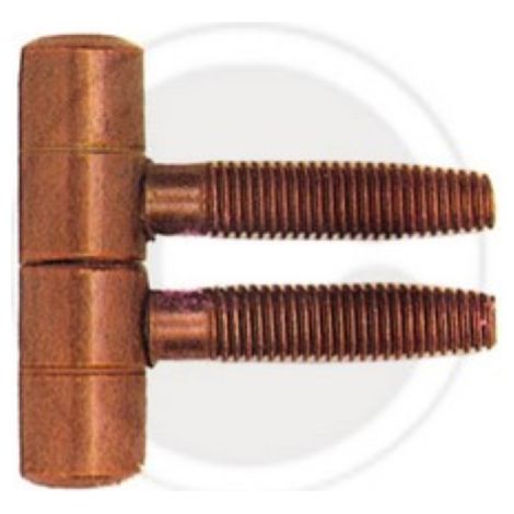 100 piA ces charniA re anuba en acier bronzA  CharniA res 13 mm pour portes en bois