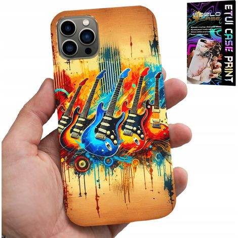 Coque pour iPhone 12 Pro - guitare électrique, rock and roll, métal (1/5)