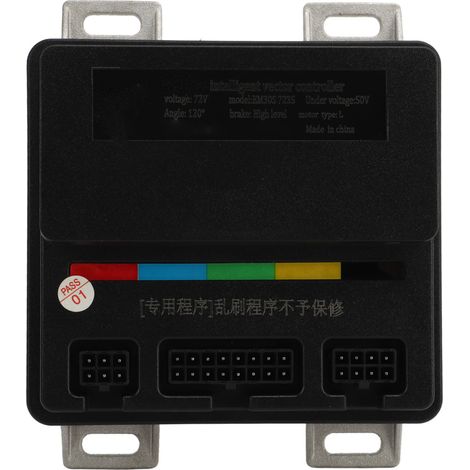 Contrôleur DC sans balais programmable 72V 60A, haute efficacité, fiable et résistant à la chaleur, adapté pour trottinette électrique et vélo (1/5)