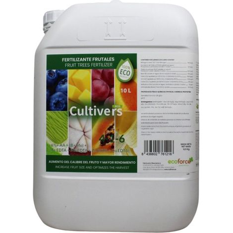 CULTIVERS Abono Frutales Líquido Ecológico 10 L (1/5)