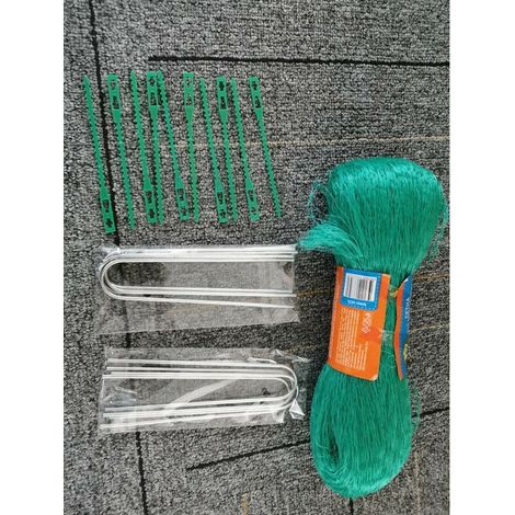 Filet Anti Oiseaux 4x10M Filets pour Jardin Protecteur Maille Filet de Protection Filet de Volière pour Arbre, Fruits, Légumes, Étangs. (1/2)
