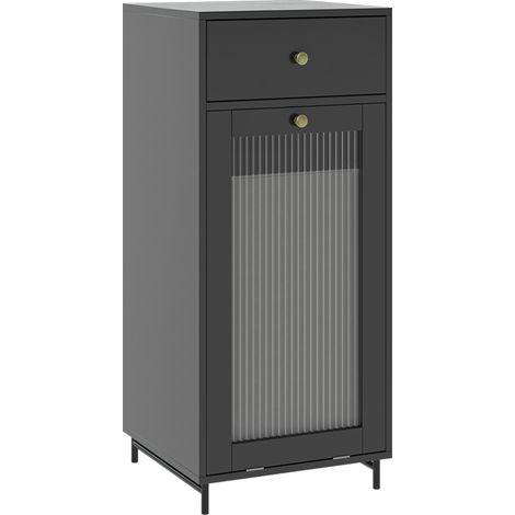 Midischrank Malte, Grau, 40 x 96 cm, Vicco