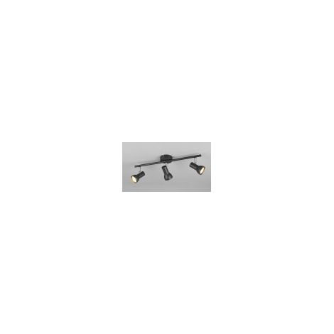 Barra Cantar Trio Lighting 3x GU10 in metallo nero opaco