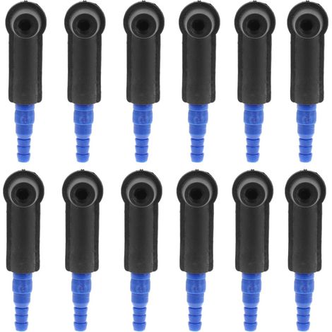 Kit de purga de frenos de bicicleta de 12 piezas con accesorios de reparación y adaptadores, conector de purga de aceite para sistemas de frenos hidráulicos. (1/5)