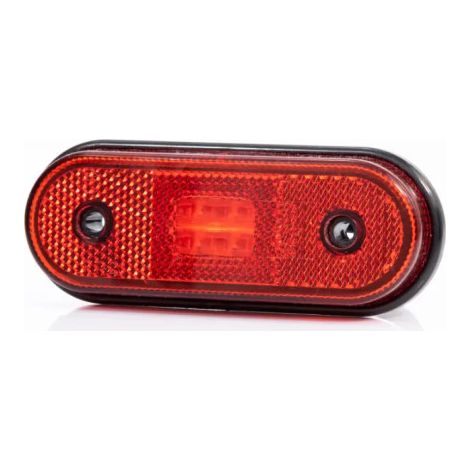 Maxter – Feu de gabarit LED rouge 12/24V – Visibilité optimale – Câble d'alimentation 500 mm – Faible consommation d'énergie (1/3)