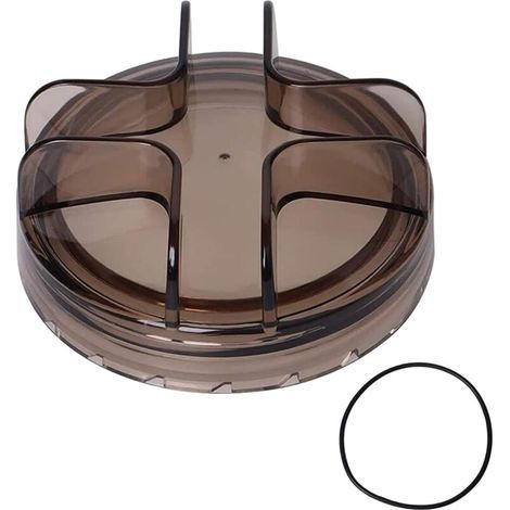 Couvercle de rechange pour pompe de piscine, compatible avec les pompes de piscine hors sol et enterrées avec joint torique (1/4)