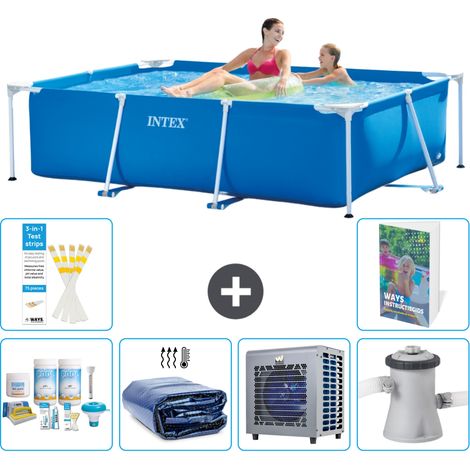 Intex Piscina con struttura Rettangolare - 220x150x60 cm - 7-pezzi S128 (1/5)