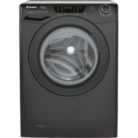 Candy Ultra Hygiene HES12104TWMBB6-S lavatrice Caricamento frontale 10 kg 1200 Giri /min Nero