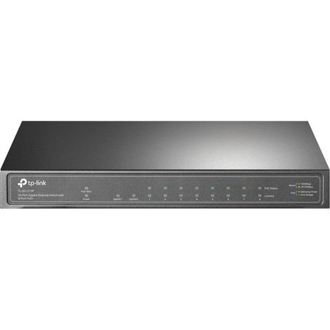 Tp-link tl-sg1210mp switch di rete non gestito gigabit ethernet (10/100/1000) supporto power over ethernet (poe) nero - 124907 (1/4)