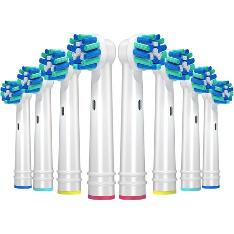Cross Action Toothbrush Heads Compatible with Oral B, Replacement Brush Head for Oral B, Replacement Brushes for Professional Care Vitality Pro Smart Genius Series (1/5)
