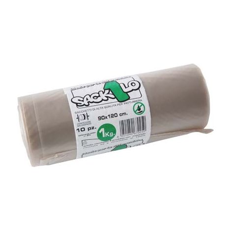 SACCO IMMONDIZIA INDUSTRIALE AMBRA ELEPACKING - CM 90X120 MY 50 CF=PZ 10- 20 confezioni