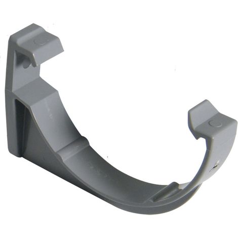FloPlast 75mm Grey Half Round Gutter Fascia Bracket (1/2)