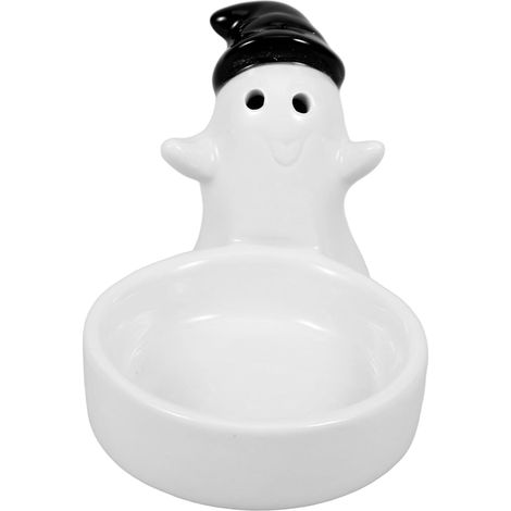 CCYKXAChandelier d'halloween Fantôme en Céramique Blanc, Décor Maison  Ornement Délicat, Usage Intérieur, Touche Festive, Forme Fantôme,10.5x7.1x6.5cm
