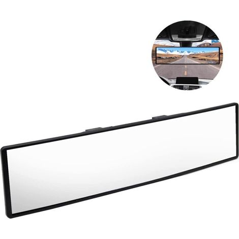 Innenspiegel, Weitwinkel-Autospiegel, Universal-Panorama-Innenspiegel, Totwinkelspiegel, Blendschutz-Rückspiegel, für Pkw, Lkw, SUVs, 308 mm