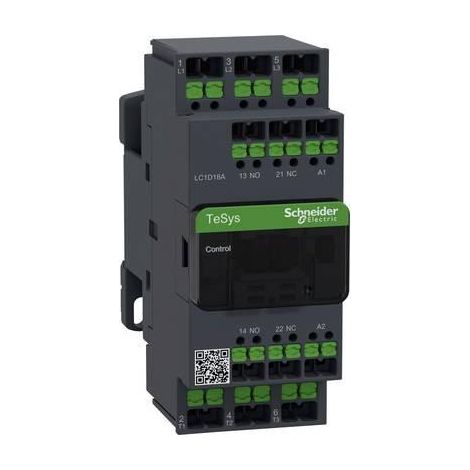 Contactor schneider-electric SCHÜTZ 3P 18A 24V AC snapin