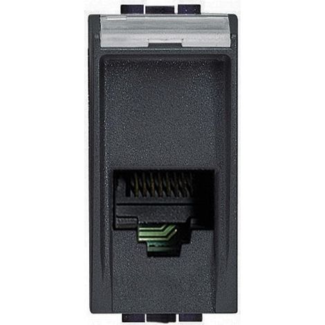 PRESA TELEFONICA 828N/INT-LGT  828N NERO