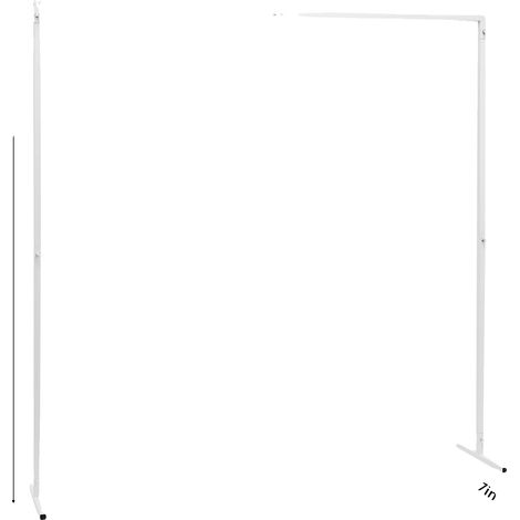 Support de toile de fond, hauteur réglable, construction en métal robuste, 2 2m, XL (1/2)