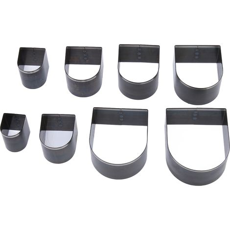 Moule de découpe pour cuir fait main (lot de 8), moule de découpe pour cuir, moule de découpe laser, moule de découpe pour pendentif B00021 (1/5)
