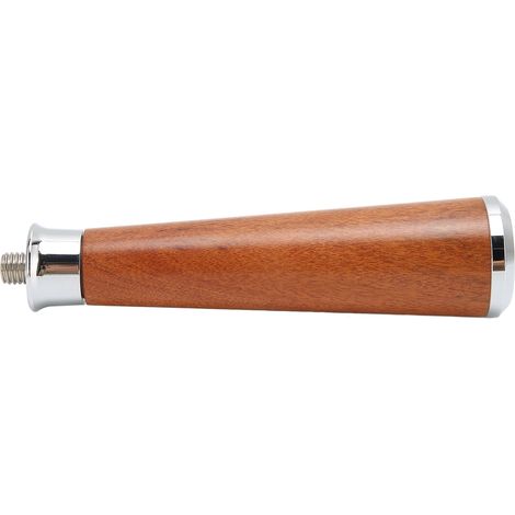 M10-Filterhalter für Espressomaschinen, Griff aus rotem Rosenholz, Edelstahlfuß, Barista-Zubehör, 3-teilig (1/5)
