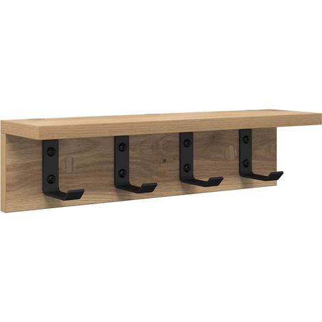 Maison Exclusive - Wandmontierter nachttisch Artisan-Eiche 40 x 1