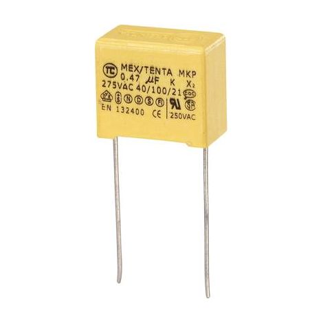 TRU COMPONENTS MKP-X2 1 pc(s) Condensateur anti-parasite MKP-X2 sortie radiale 0.68 µF 275 V/AC 10 % (1/2)
