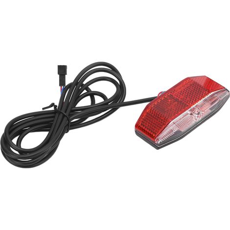 Feu arrière LED pour vélo électrique, lampe de sécurité universelle pour le cyclisme de nuit, 6V-48V