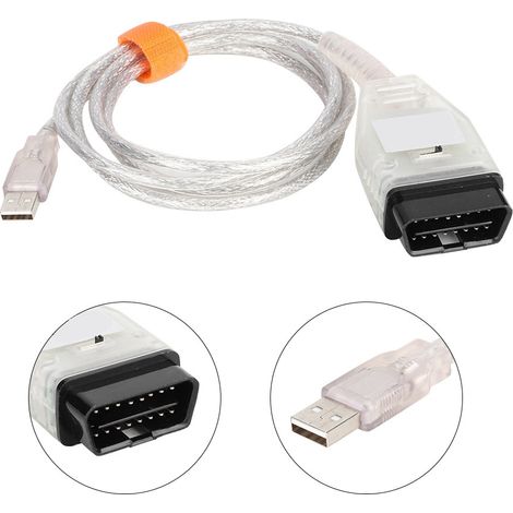 Câble Diagnostic Auto INPA K+DCAN FT232 avec Interrupteur Ligne de Test