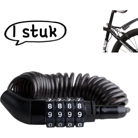 1 article - Antivol à combinaison pour vélo - Antivol à combinaison pour casque - Câble télescopique pour moto - Antivol à combinaison pour casque en forme de grenade - Noir (1/5)