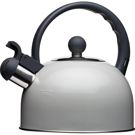 Living Nostalgia Bouilloire Sifflante, Pour Plaque À Induction, Métal, 1.3L, Gris Français (1/5)