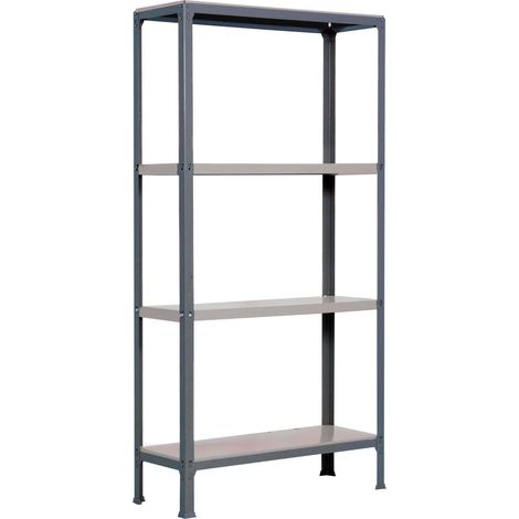 Simonrack Leichte anthrazitfarbene Regal 4 Regale 150 kg