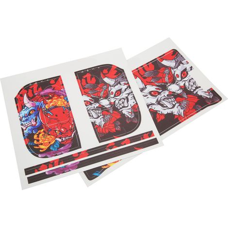 Sticker pour console de jeu - Coque de protection anti-rayures et anti-poussière, style cool et amusant, compatible avec Steam Deck et Twin Shura. (1/5)