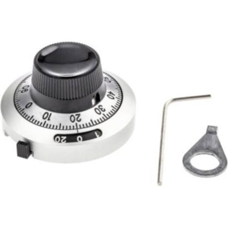 Bourns H-46-6A Tête de bouton rotatif noir (Ø x H) 46 mm x 24 mm 1 pc(s) (1/2)