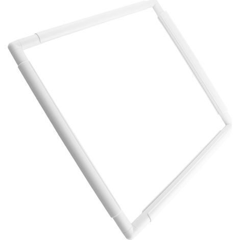 Cadre de Broderie en Plastique avec Pince pour Point de Croix et Quilting - Outil de Travaux d'Aiguille (43,1 x 43,1 cm) (1/5)