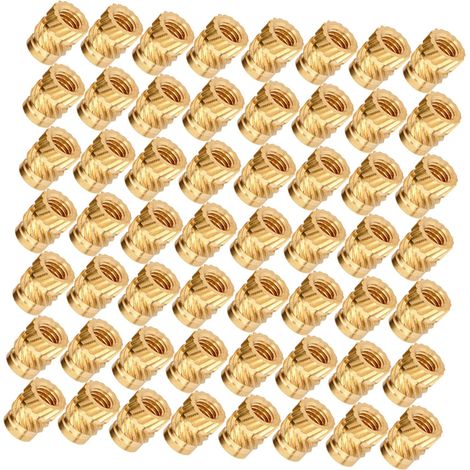 Écrous moletés M3 en laiton, lot de 100, résistants à la chaleur (1/5)