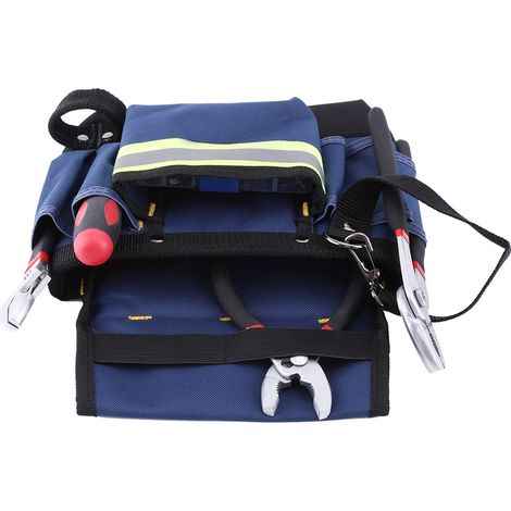 Werkzeugtasche für Elektriker, praktische Arbeitstasche mit Gürtel (1/5)