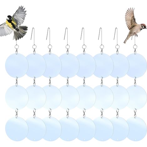 réfléchissant,Répulsif pour Oiseaux en Forme de Hibou,Répulsif Oiseaux Chouette,Anti-Oiseaux épouvantail,Effaroucheur Oiseaux réfléchissant,pour Ferme Jardin