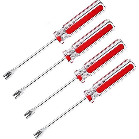 Outil de retrait d'agrafes en 4 pièces, outil en forme de U pour agrafes/rivets/retirer les agrafes (1/5)