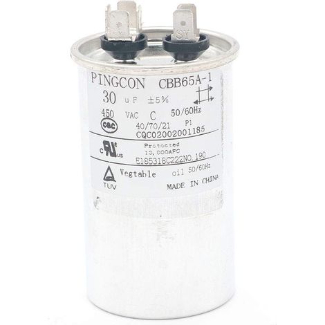 30uF CBB65 Capacitor motor for air conditioner 450VAC SH 40/70/21 50/60Hz