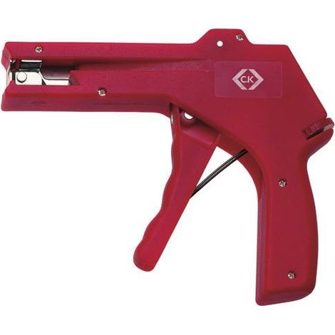 C.K Pinza para Abrazaderas de Nylon Roja Funcional y Compacta