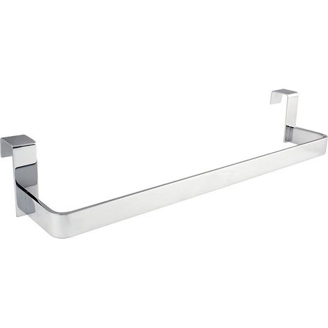 Kibath Toallero sin taladros de 29 cm acabado CROMO brillo fabricado en acero inoxidable (1/5)