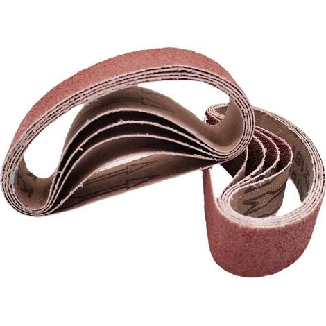 Sollbry 15-teiliges Schleifbandset, 25 x 762 mm, Schleifbänder mit gemischter Körnung (3 Körnungen 80/120/180/240/400) für Bandschleifer (1/5)
