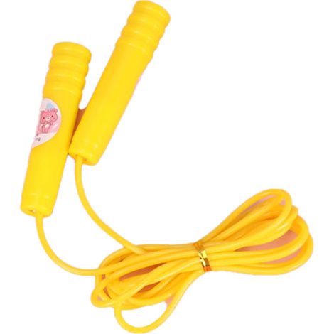 Corde à Sauter Enfant - Poignées Plastique Pivotantes - Nylon Souple - Pour Enfants À Partir de 5 Ans - 1 Pièce (1/5)