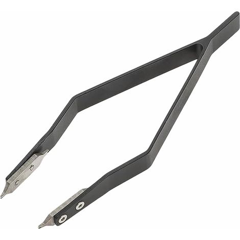 V Shaped Spring Bar Tweezers, Professional Aluminum Alloy Tool for Watch Strap Repairs, Jewellery Making and Electronics Maintenance (1/5)