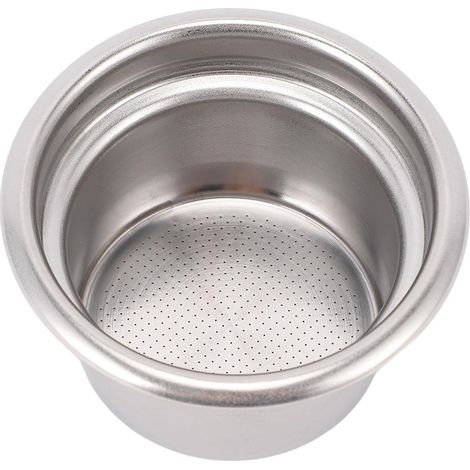 Panier filtrant Non pressurisé de 58mm, panier porte-filtre monocouche en acier inoxydable, accessoire de Machine à café pour 4 portions (1/5)