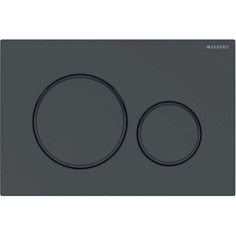 Geberit Sigma20 actuation plate for dual flush toilets, round,