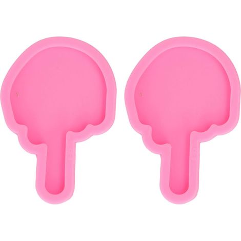 Moules à Fondants, Moules à Fondant en Silicone de qualité Alimentaire, 2 Pièces, Nettoyage Facile, Bricolage, Fabrication de Moules à Chocolat élastiques et Souples pour (1/5)