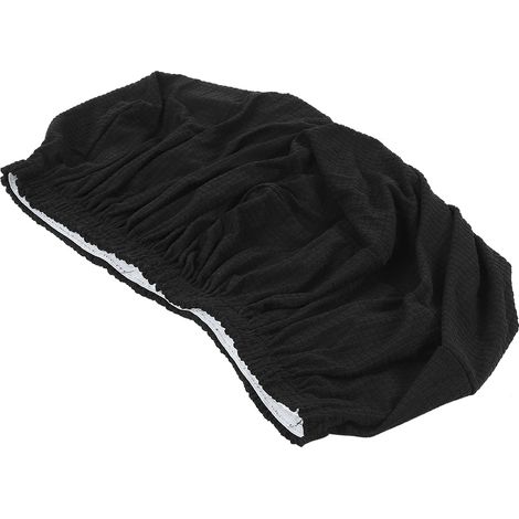 Housse de canapé imperméable en polyester, lavable et respirante, protection pour meubles de maison, noire, pour siège individuel (1/5)